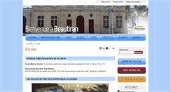 Desktop Screenshot of mairie-beautiran.fr